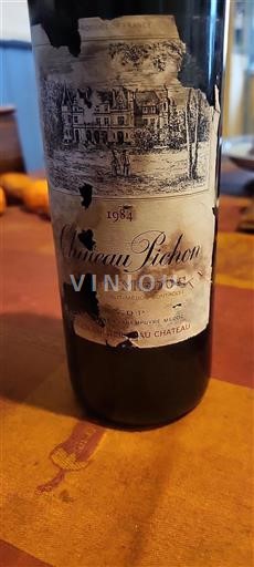 Bordéus Haut-Médoc Château Pichon 1984