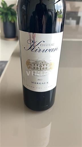 Burdeos Margaux Grand Cru Château Kirwan 2012