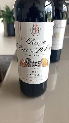 Bordeaux Margaux Grand Cru Classé Château Prieurélichine 2010