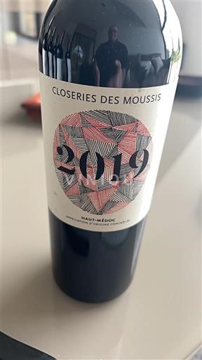 Bordéus Haut-Médoc Closerie Des Moussis 2019