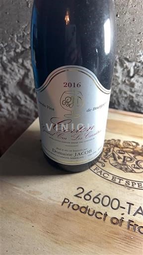 Burgund Corton Grand Cru Domaine Jacob Les Carri%c3%a8res 2016