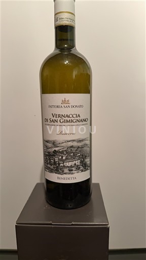 Toscana Vernaccia di San Gimignano Fattoria San Donato Benedetta 2019