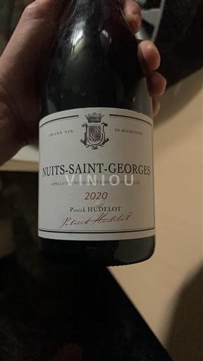 Bourgogne Nuits-saint-georges Domaine Patrick Hudelot 2020