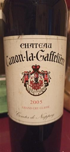 Burdeos Saint-Émilion Gran Cru Grand Cru Château Canonlagaffelière 2005