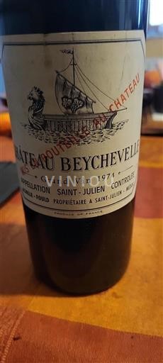 Bordeaux Saint-Julien Château Beychevelle 1974