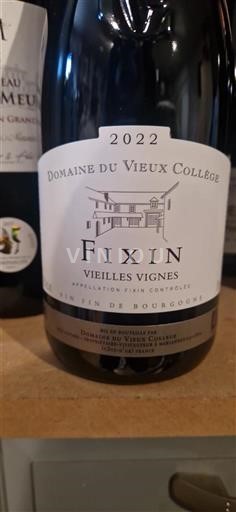 Bourgondië Fixin Domaine Vieux College Vieilles Vignes 2022