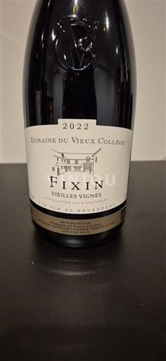 Bourgogne Fixin Domaine Vieux College Vieilles Vignes 2022