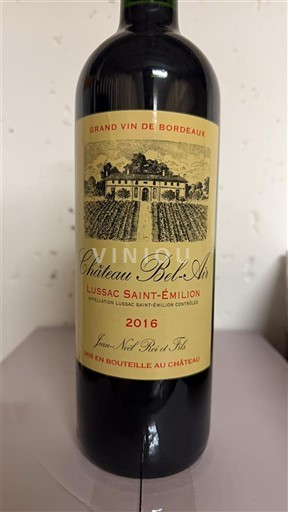 Bordeaux Lussac-saint-émilion Château Belair 2016