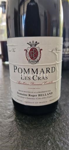 Borgoña Pommard Roger Belland Les Cras 2017
