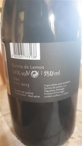 Portugal Dão. Quinta De Lemos 2013