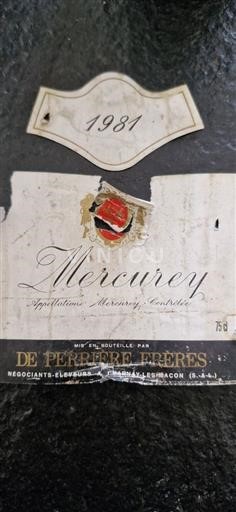 Bourgogne Mercurey Perrière Frères 1981