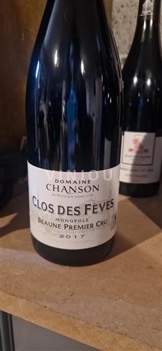 Burgundy Unspecified Premier Cru Chanson Clos des Fèves 2017