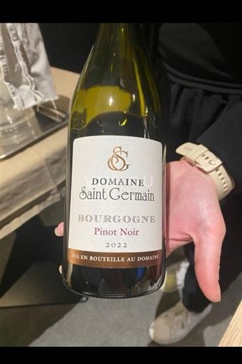 Burgundi Bourgogne Domaine Saint Germain Pinot Noir 2022
