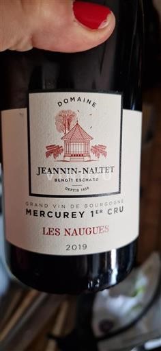 Bourgogne Mercurey Premier Cru Jeanninnaltet Les Nauges 2019