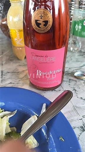 Vin Rosé sec Domaine L'Angélière 2018 France Vallée de la Loire Rosé-de-loire AOC
