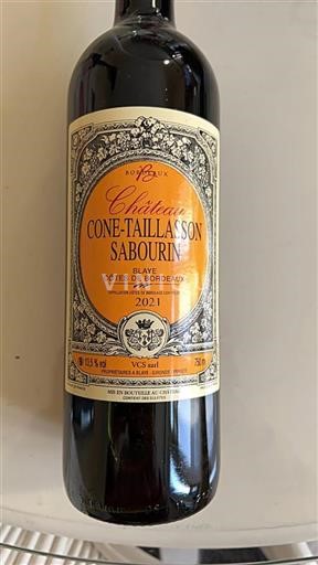 Bordeaux Blaye-Côtes-de-Bordeaux Château Conetaillasson Sabourin 2021