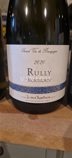 Borgogna Rully Domaine Jean Chartron Montmorin 2020