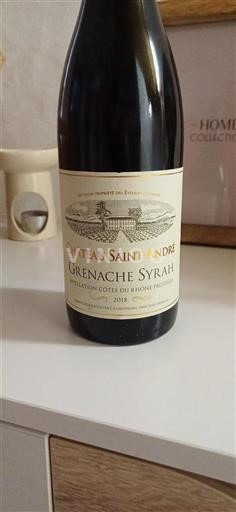 Valle del Ródano Côtes del Ródano Château Saintandré Grenache Syrah 2018