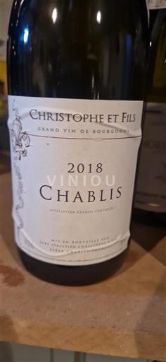 Burgundy Chablis Christophe Et Fils 2018
