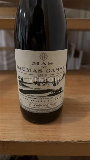 Languedoc Không được chỉ định Mas De Daumas Gassac 2010