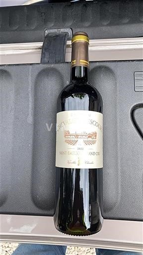 Bordeaux Saint-Émilion Grand Cru Grand Cru Chevalier Descours 2022