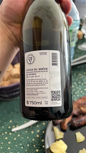 Valle del Ródano Côtes del Ródano Famille Aubert Et Famille Perret Les Partides Sin añada