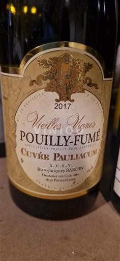 Loire-dalen Pouilly-fumé Domaine Les Chaumes Vieilles Vignes Pauliacum 2017