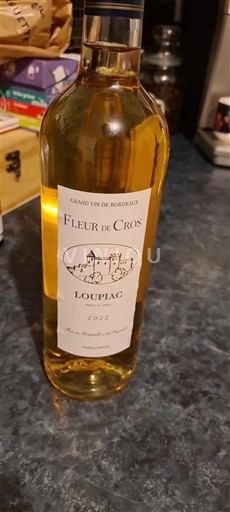 Bordeaux Loupiac Fleur De Cros 2022