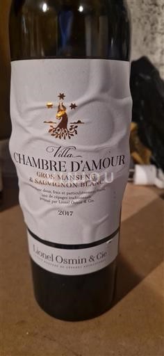 South West Côtes de Gascogne Lionel Osmin & Cie Villa Chambre d'Amour 2017