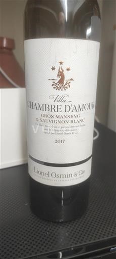 Sydvestfrankrig Côtes de Gascogne Lionel Osmin & Cie Villa Chambre d'Amour 2017
