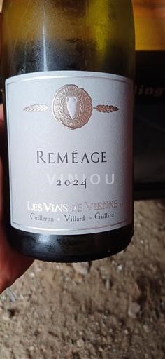 Vin Blanc sec Reméage Les Vins de Vienne 2024 France Vallée du Rhône AOC