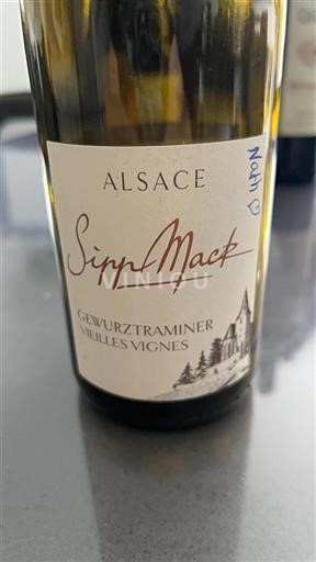 Alsace Domaine Sipp Mack Gewurztraminer Vieilles Vignes Không niên vụ