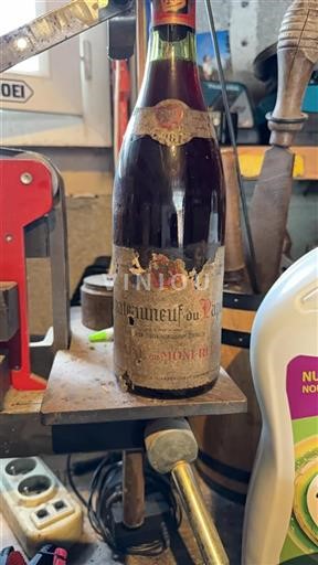 Rhônedalen Châteauneuf-du-Pape Vignobles Reine Jeanne 1961