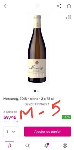 Bourgogne Mercurey Marc Rougeotdupin Village 2018