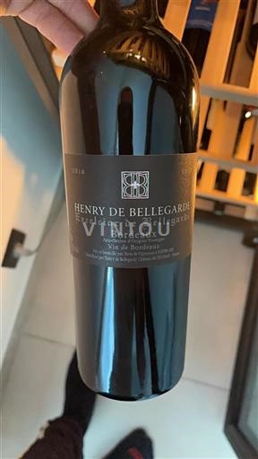 Bordeaux Henry De Bellegarde Excelsior de Bellegarde 2016