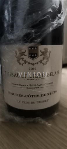 Burgundy Hautes Côtes de Nuits Domaine Thibault Ligerbelair Le Clos du Prieuré 2019
