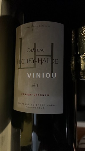 Bordeaux Pessac-Léognan Château Lucheyhalde 2018