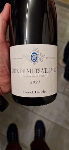 Burgundija Côte de Nuits Villages Domaine Patrick Hudelot 2023