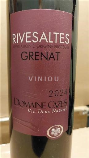 Roussillon Rivesaltes Cazes Grenat 2024