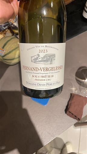Borgonha Pernand-vergelesses Premier Cru Denis Père Et Fils Sous Fr%c3%a9tille 2023