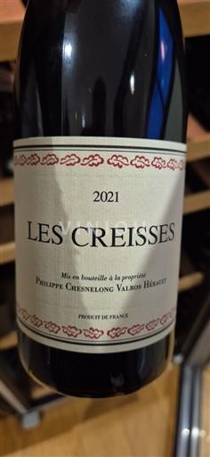 Languedoc og Roussillon Pays d'Oc Philippe Chesnelong Valros Hérault Les Creisses 2021