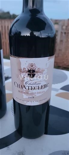 Bordeaux Montagne-saint-émilion Château Chanteclerc 2018