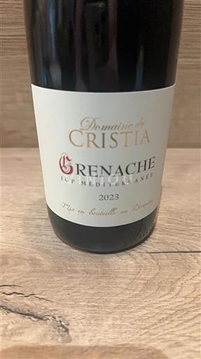 Provence, Lower Rhône Valley, Corsica Méditerranée Cristia Grenache 2023