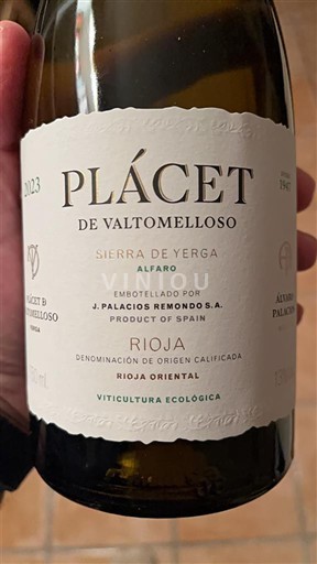 La Rioja Rioja J. Palacios Remondo Plácet de Valtomelloso 2023