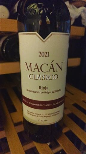 La Rioja rioja Bodegas Benjamin De Rothschild & Vega Sicilia Macán Clásico 2021