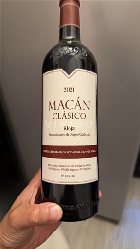 La Rioja Rioja Bodegas Benjamin De Rothschild & Vega Sicilia Macán Clásico 2021