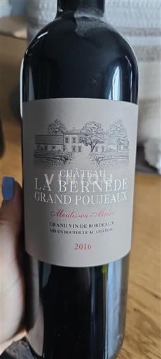 Burdeos Moulis-en-Médoc La Bernède Grand Poujeaux 2016