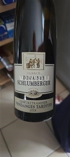 Alsace Schlumberger Vendanges Tardives 2018