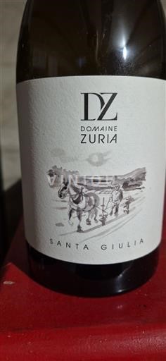 Vin Blanc sec Santa Giulia Domaine Zuria 2023 France Corse AOC
