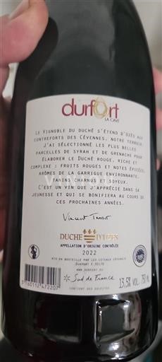 Valle del Ródano Ducado de Uzès Dufort 2022